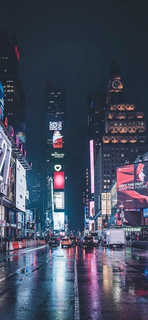 日本夜景手机壁纸,手机壁纸中的霓虹魅力